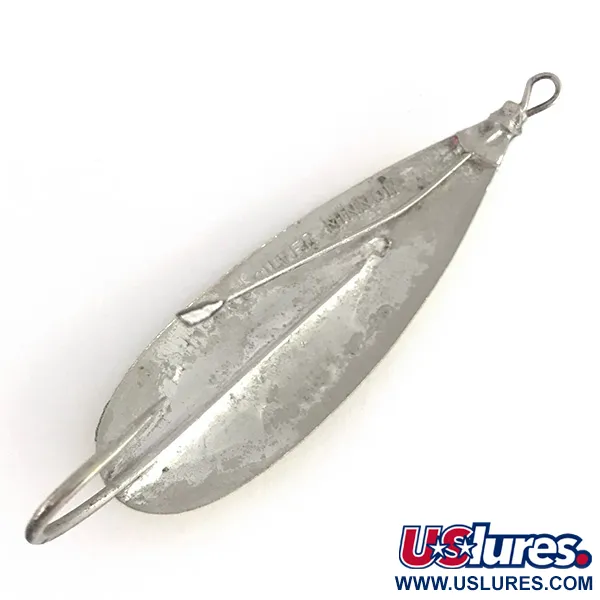 Johnson Weedless Silver Minnow UV Skeddrag, Silver/Chartreuse, 12g, #7711
