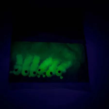 Mister Twister Pearlized Crappie Jigs, Gul, 2,5g, Marabou, #7719