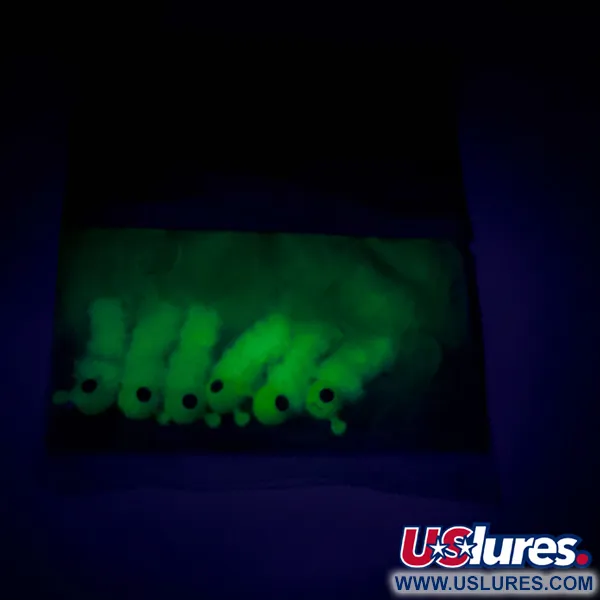 Mister Twister Pearlized Crappie Jigs, Gul, 2,5g, Marabou, #7719