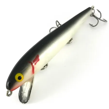 Cotton Cordell Red Fin Wobbler, Nickel / Svart, 10.5g, #7742