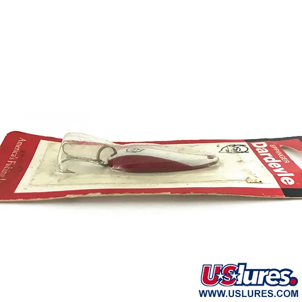 Eppinger Dardevle Spinnie Skeddrag, Röd/Vit, 7g, Vintage, #7747