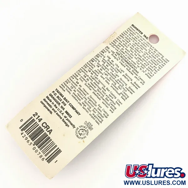 Worden’s Original Rooster Tail UV Spinnare, Guld/Röd, 12g, #7772