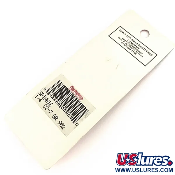 Eppinger Dardevle Spinnie Skeddrag, Svart/Vit/Nickel, 9g, #7775