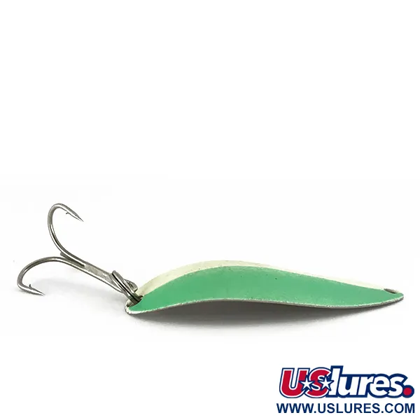 Little Cleo (Hula Girl) Skeddrag, Glow Vit/Grön/Nickel, 5g, #7785