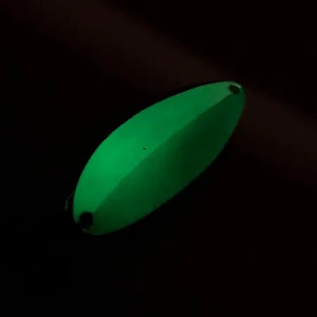 Little Cleo (Hula Girl) Skeddrag, Glow Vit/Grön/Nickel, 5g, #7785