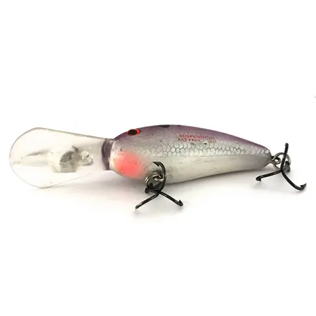Bomber Fat Free Shad Bill Dance, Silver/Lila, 14g, Deep Diver, #7794