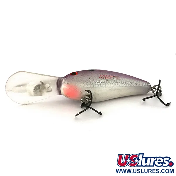 Bomber Fat Free Shad Bill Dance, Silver/Lila, 14g, Deep Diver, #7794