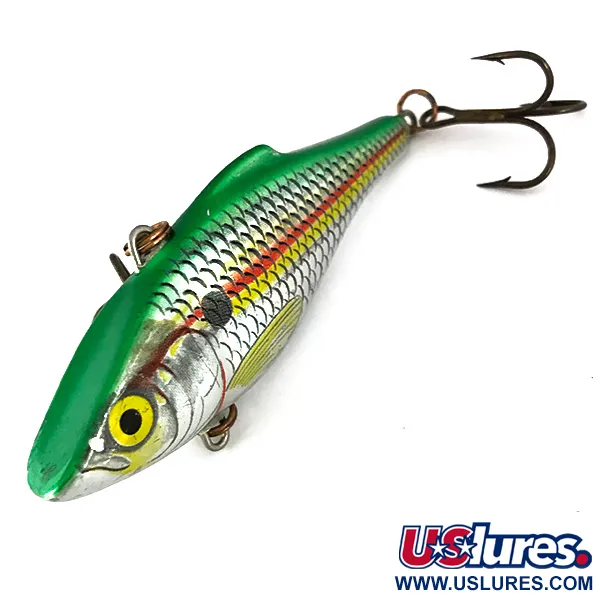 Rapala Rattl'n RAP Rasselbete, Grön/Silver, 16g, Rassel, #7795
