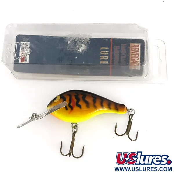 Renegade Little Diver UV Wobbler, Brown Tiger, 11g, UV-reaktiv, #7804