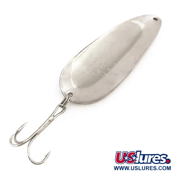 Dardevle Dardevlet Skeddrag, Nickel / Grön, 21g, vaggande gång, #7806