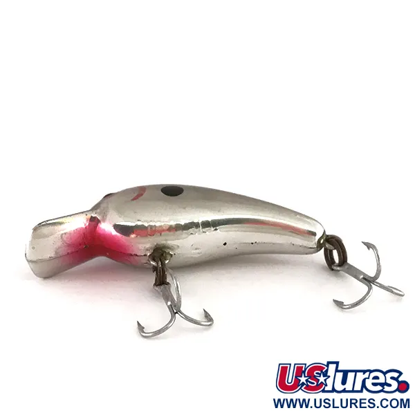 Cotton Cordell Big O Crankbait, Silver, 4g, Vintage, #7818