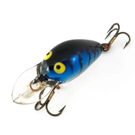 BOMBER FAT A B03F Crankbait, Blå Metallic, 2g, Flytande, #7826