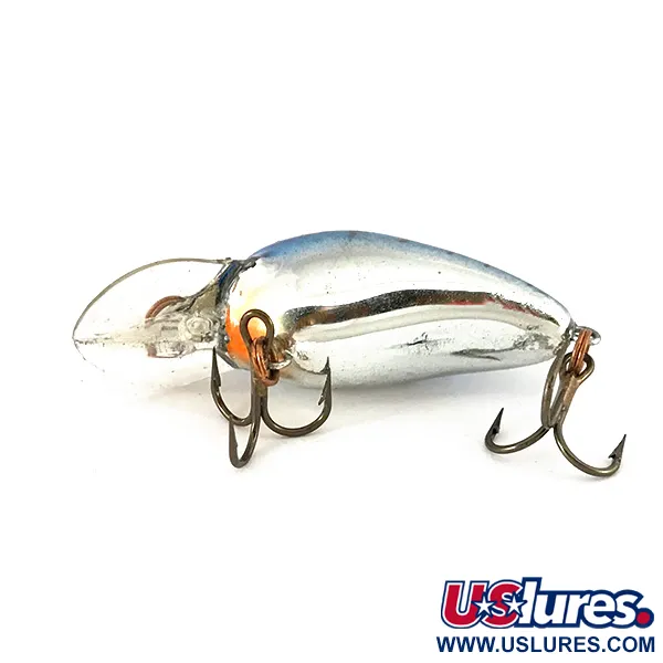BOMBER FAT A B03F Crankbait, Blå Metallic, 2g, Flytande, #7826