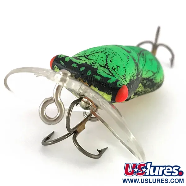 Fred Arbogast Hocus Locust Ytbete, Grön, 6,5g, Ljudsked, #7833