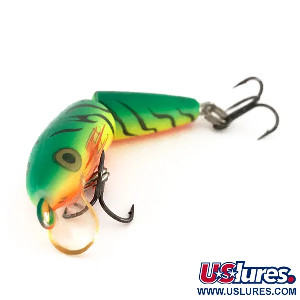 Rapala Jointed J-5 Vobbler, Fire Tiger, 4g, UV-reaktiv, #7851