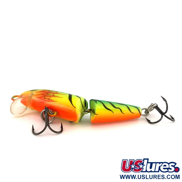 Rapala Jointed J-5 Vobbler, Fire Tiger, 4g, UV-reaktiv, #7851