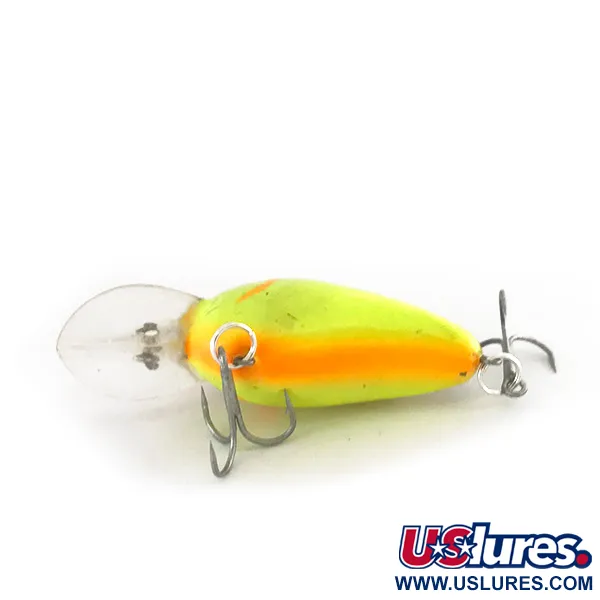 Bomber Fat A B04F UV Wobbler, Brown Chartreuse, 5.5g, UV, #7858