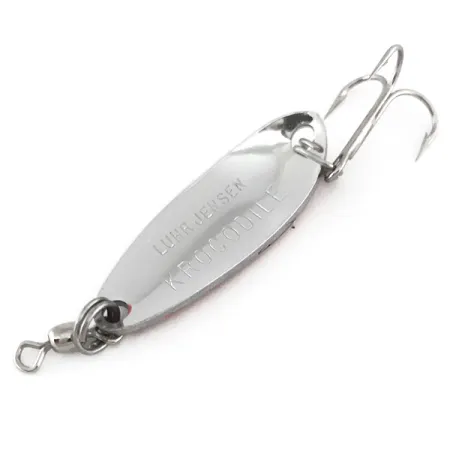 Luhr Jensen Krocodile Skeddrag, Hamrad nickel/Röd, 9g, Långkastande, #7869