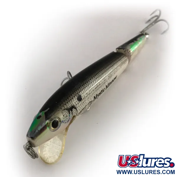 Rebel Floater Mystic Minnow Ledat Vobbler, Silver/Vit, 8g, #7882