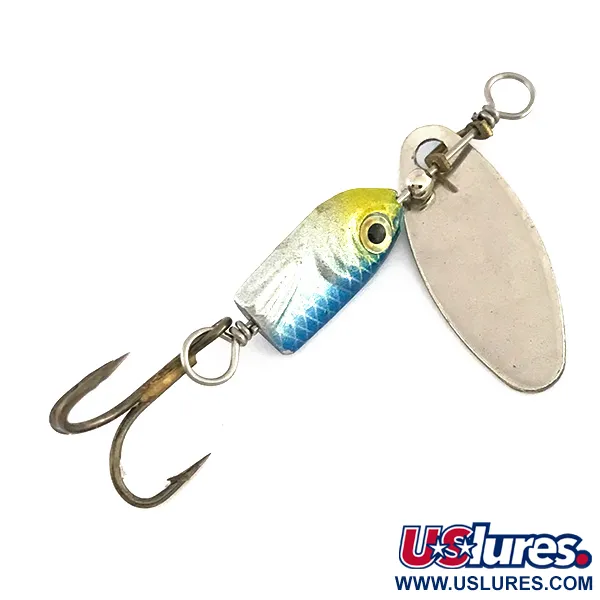 Blue Fox Flash Deep Runner Spinnare, Nickel / Blå, 4g, Blykropp, #7887