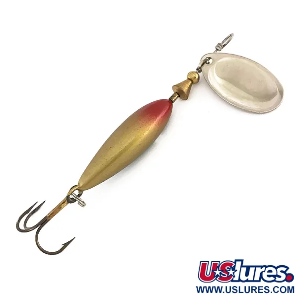 Matzuo FinSpin Spinnare, Silver/Brons (Mässing), 7g, Vintage, #7891