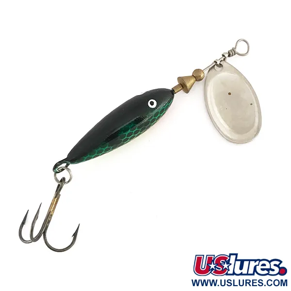 Matzuo FinSpin Spinnare, Grön, 7g, Willow-sked, #7894