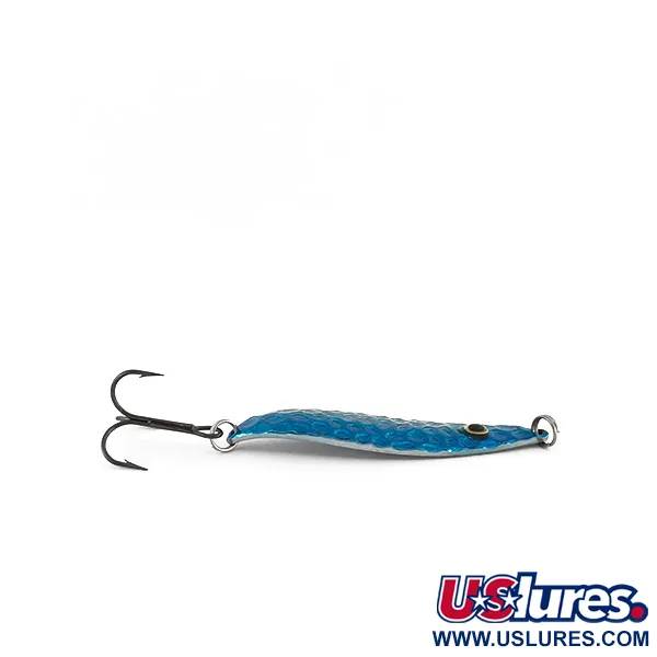 BLUE FOX Matrixx Spoon Skeddrag, Blå/Nickel, 7g, Fjällmönster, #7901