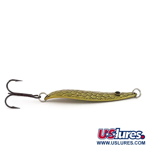 BLUE FOX Matrixx Spoon Skeddrag, Guld, 7g, Fjällmönster, #7902