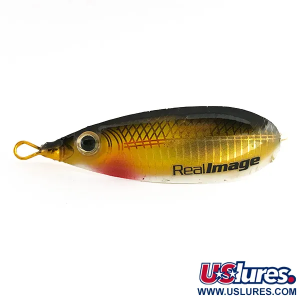 Bass Pro Shops Real Image Lazer Eye Vassdrag, Guld, 12g, #7905