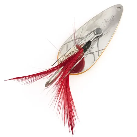 Eppinger Weedless Dardevle Imp Skeddrag, Orange/Nickel, 11g, vasskyddat, #7906