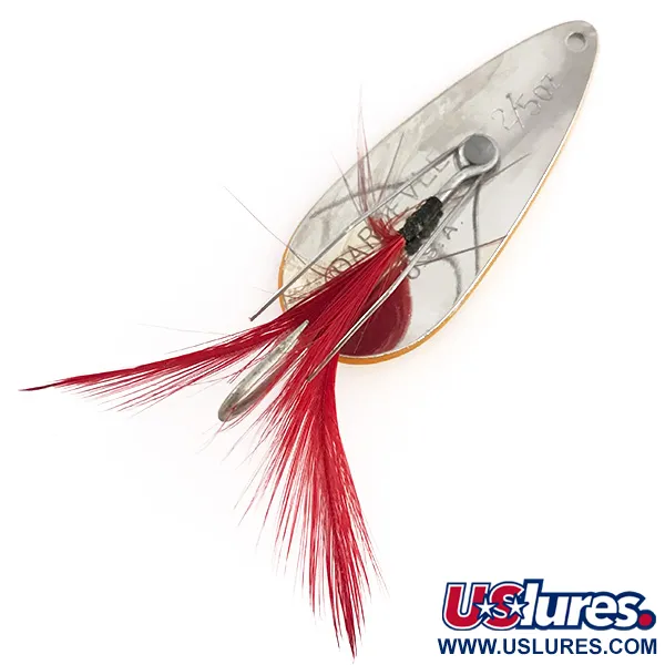 Eppinger Weedless Dardevle Imp Skeddrag, Orange/Nickel, 11g, vasskyddat, #7906