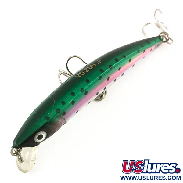 Yo-Zuri Crystal Minnow (F) Wobbler, NM, 7.5g, Holografisk, #7909