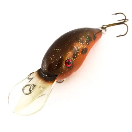 Strike King 4XD Djupgående Crankbait, Guld-Orange, 10g, Rassel, #7913