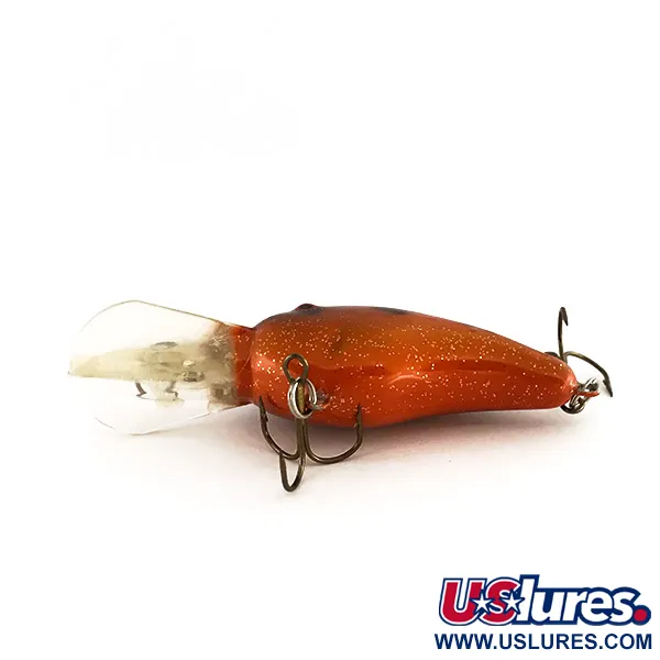 Strike King 4XD Djupgående Crankbait, Guld-Orange, 10g, Rassel, #7913