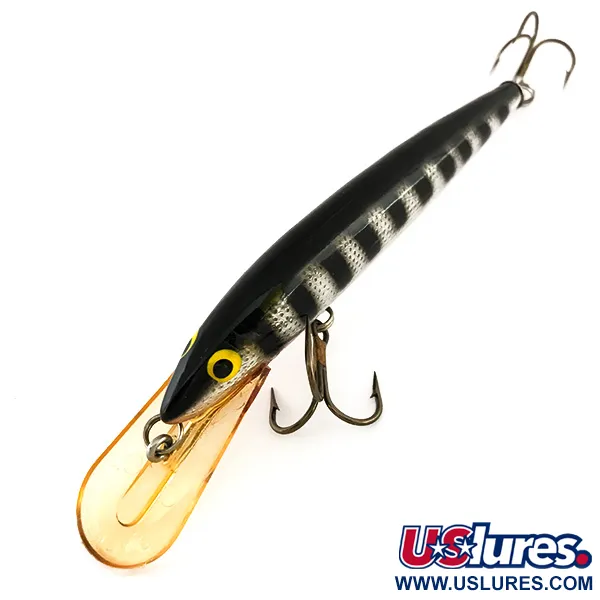 Bagley's Diving Bang-O-Lure Wobbler, Silver / Svart, 12.5g, #7914