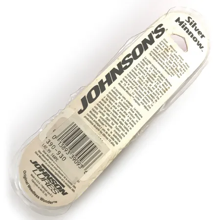 Weedless Johnson Silver Minnow Skeddrag, Grå/Svart/Röd, 14g, #7943