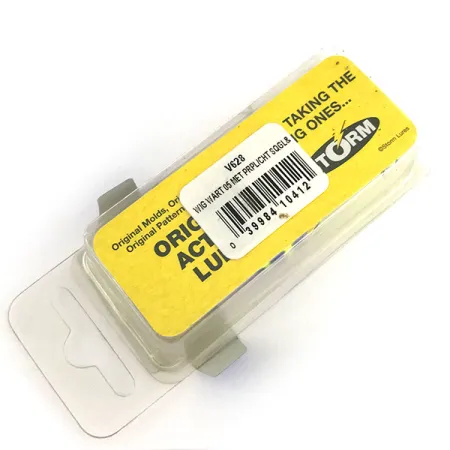 Storm Wiggle Wart Wobbler, Lila / Fluo Gul, 11g, Rassel, #7944