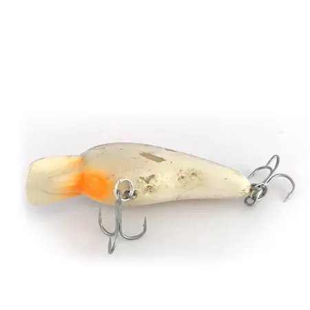 Norman Little N Crankbait, Grå Vit, 7g, Orange Strupe, #7954