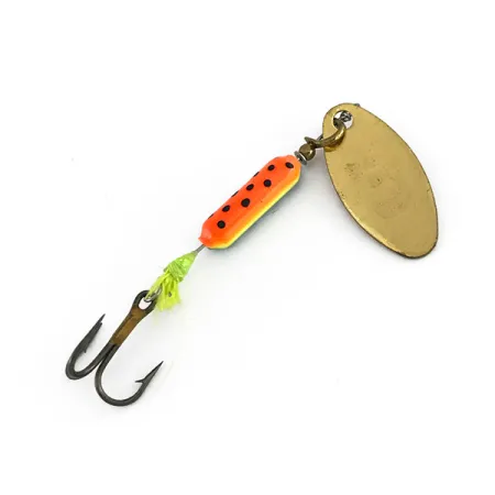 Yakima Bait Rooster Tail Spinnare, Gold/Fire Tiger, 3.6g, #7976
