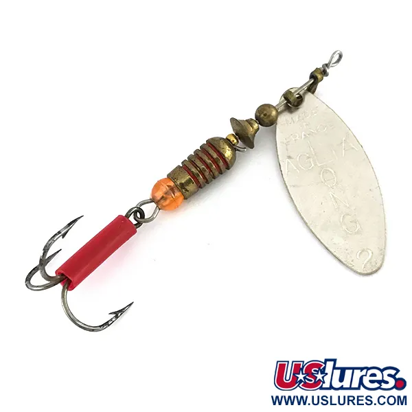 Mepps Aglia Long 2 Spinnare, Silver, 7.4g, Willow-sked, #7977