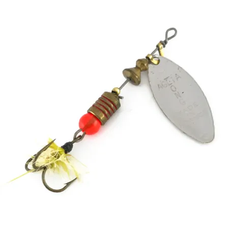 Mepps Aglia Long 1 Lightnin Spinnare, Silver/Guldglitter, 4,5g, #7978