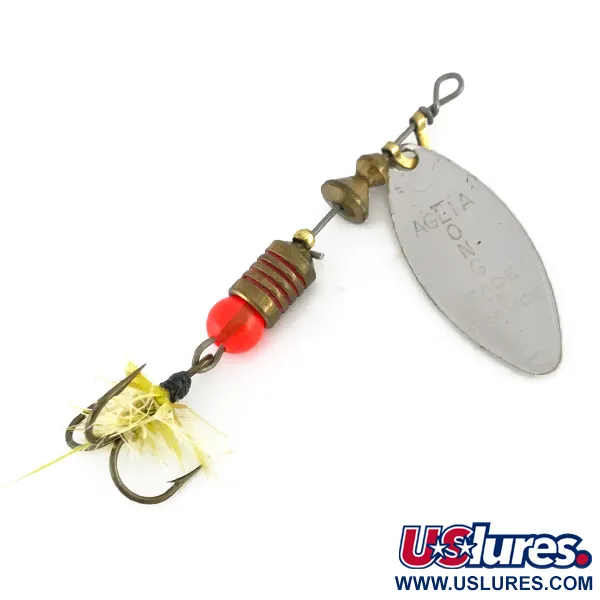 Mepps Aglia Long 1 Lightnin Spinnare, Silver/Guldglitter, 4,5g, #7978