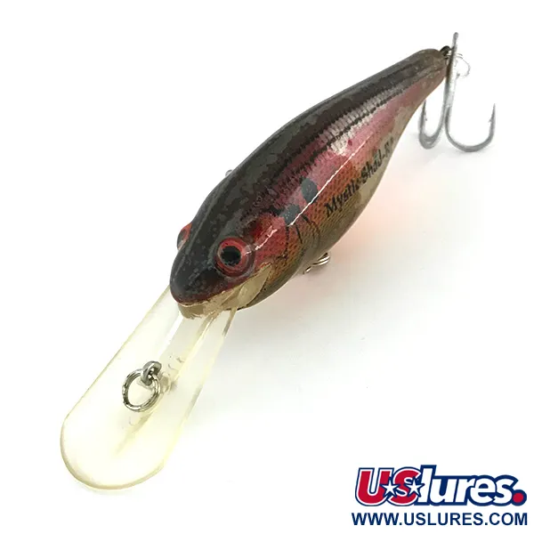 Rebel Mystic Shad R Wobbler, Mörkröd / Guld, 9g, Suspending, #7992