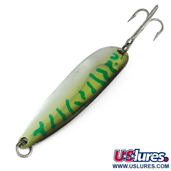 Luhr Jensen Krocodile Die #5 Skeddrag, Nickel / Frog, 28g, #8002