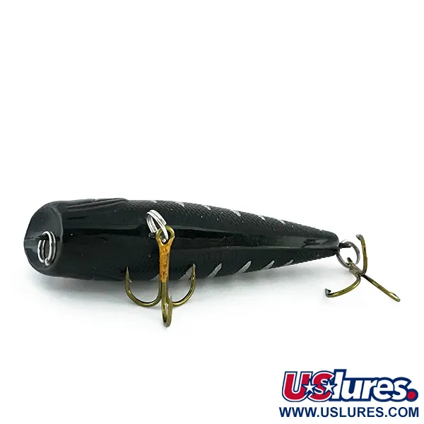 Bass Pro Shops XTS Speed Lures Popper, Svart / Silver, 7g, #8009