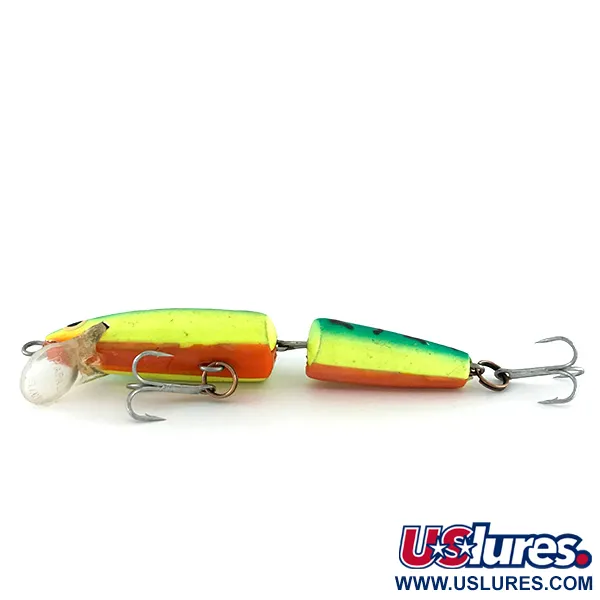 Rapala Jointed J-7 UV Ledat drag, Fire Tiger, 4g, UV-finish, #8011