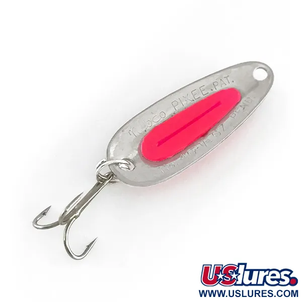 Blue Fox Pixee UV Skeddrag, Hamrad Nickel/Rosa, 4.5g, UV-insats, #8023