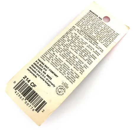 Worden’s Original Rooster Tail UV Spinnare, Gold/Orange, 11g, #8030