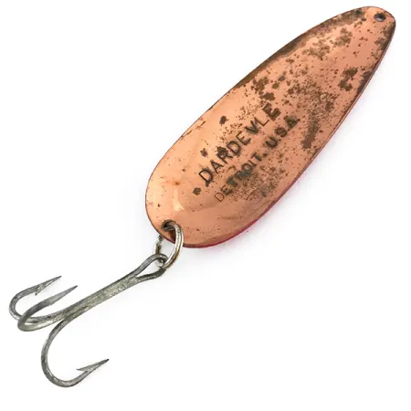 Eppinger Dardevle Skeddrag, Röd / Vit / Koppar, 28g, Klassisk, #8038