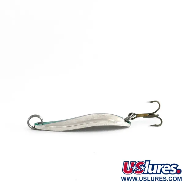 Acme Fiord Spoon Skeddrag, Nickel / Grön, 7g, Vintage, #8044